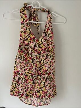 Floral Halter Top